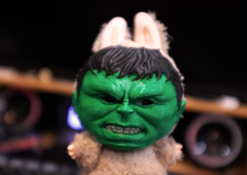 Hulk Half Mask for Halloween -  Labubu Accessories Toys