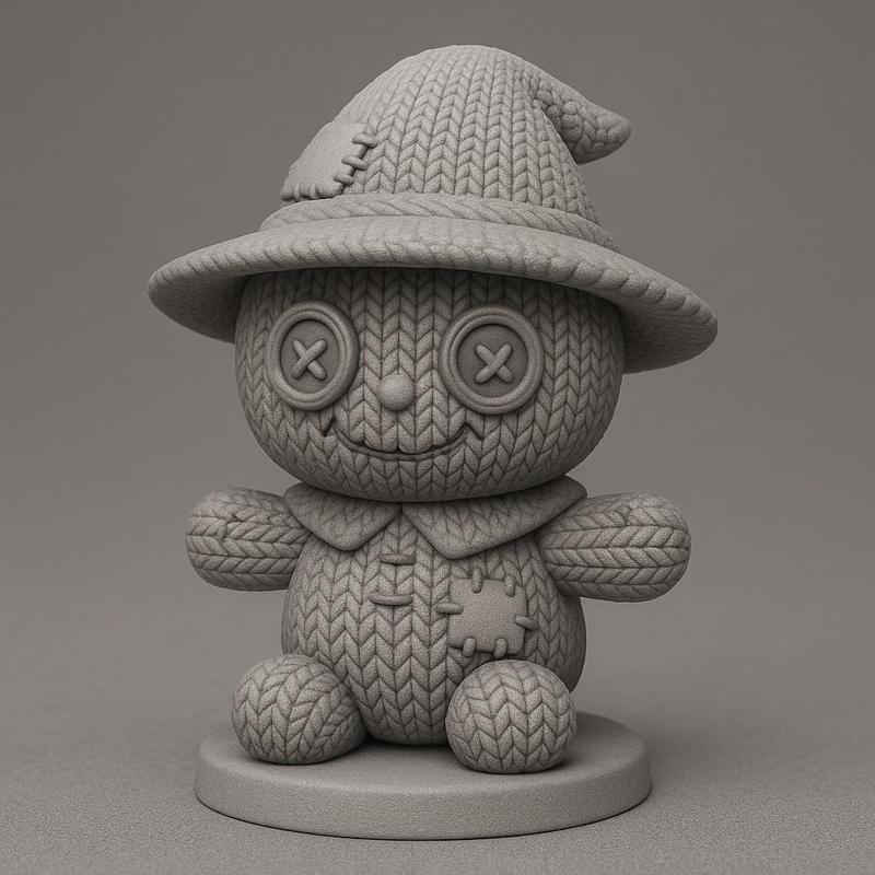 Halloween : Knitted Scarecrow