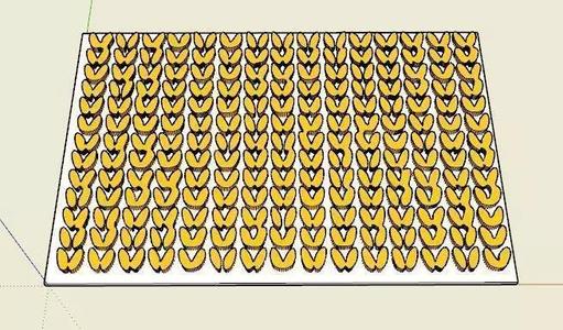 Knit Stencil Cake Marker