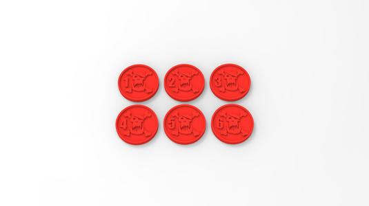 Pirate Orks OBJECTIVE MARKERS