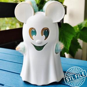 Labubu Kind Mickey Ghost