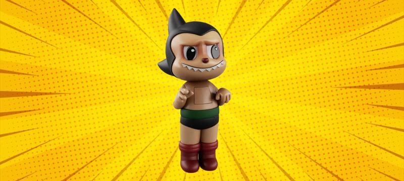 Labubu Astroboy Figure