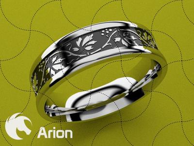 Fine Jewelry, Ring Texture to Enamel