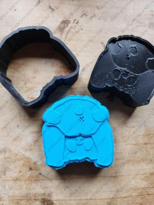 Panda Butt 3 Piece Bath Bomb Mold - Commercial License