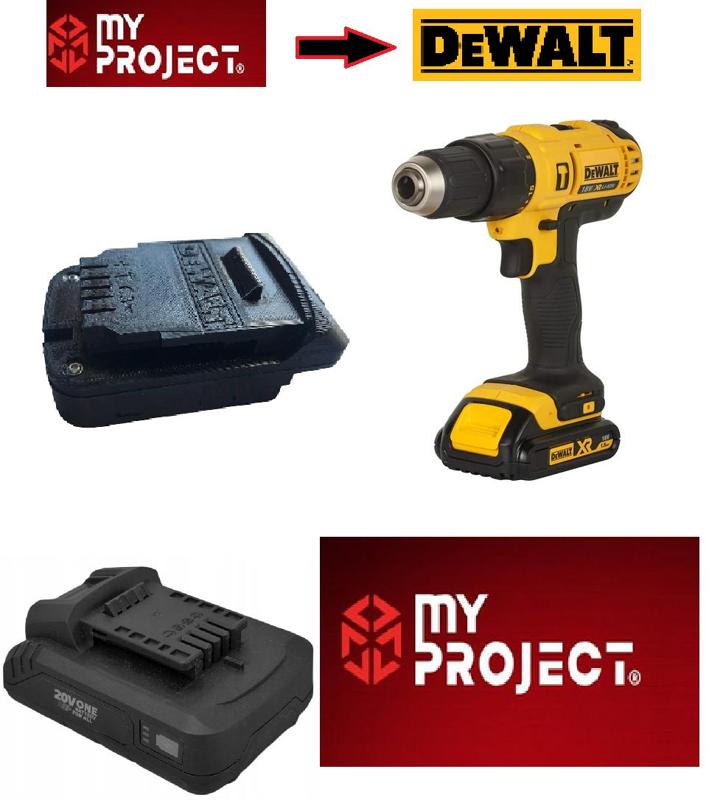 MyProject Battery to DEWALT XR18/20