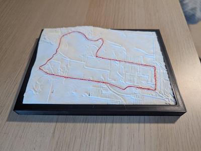 Bathurst 3D Map Mount Panorama