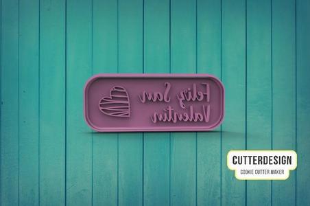Happy Valentine's Day Cookie Cutter M2