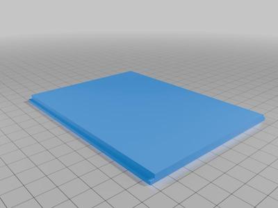 Shutter mounting plate for a Thornton Pickard "Imperial" Triple Extension half plate 