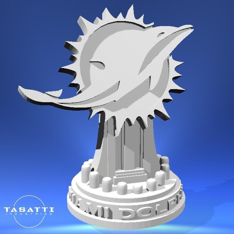 NFL Miami Dolphins Logo Trophy