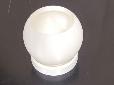 Small 80 mm sphere pot for succulents or tea light