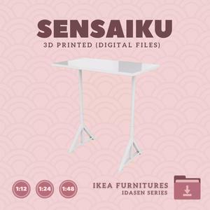 8 IDASEN Desk 48 L 50 H for Dollhouse - IKEA - 3D Print