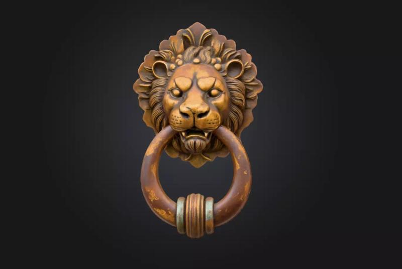Guardian Lion Door knob
