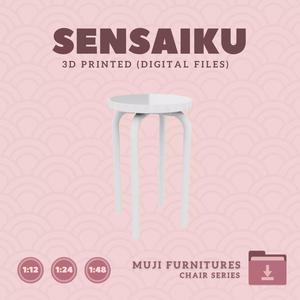 05 Muji Stacking Stool for Miniature Dollhouse Muji 3D Print