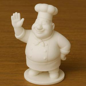 Chef Waving to Customer