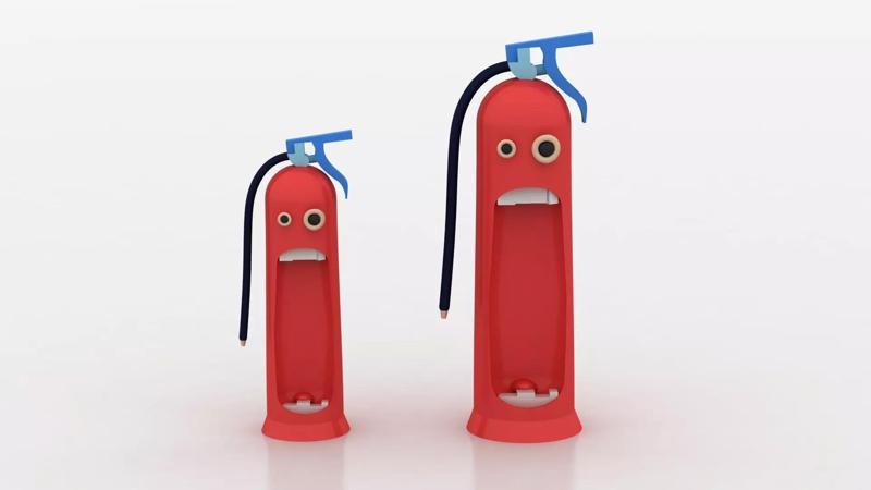funny fire safety toy 3D printable model
