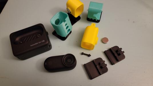 Insta360 GO3S Camera Mount for FPV Drones – Easy Installation & Versatile Design