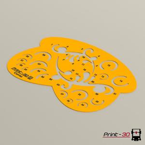 Multiple Curves - Drawing Stencil/Template