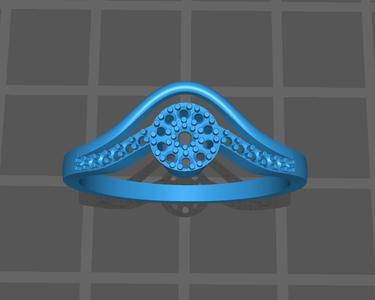 Lightweight women ring 3D Model - No.4
