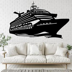 Cruise Ship 2D Wall Art/Window Art - Digital STL & SVG Files for 3D Printing and Laser Cutting