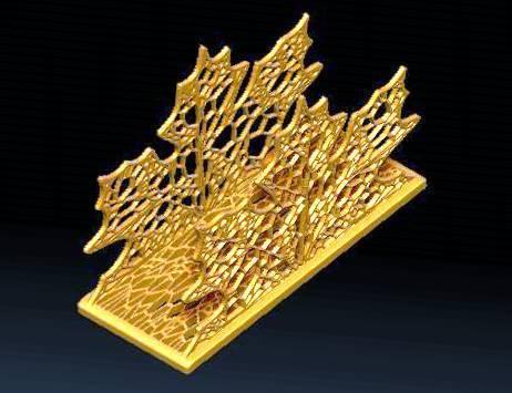 Napkin holder Leaf fall Voronoi