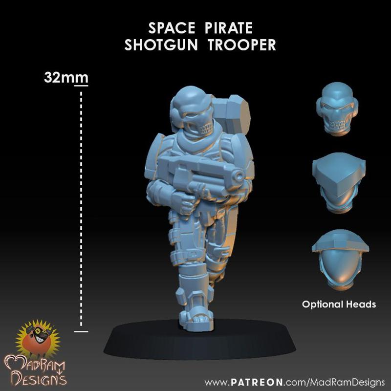 Space Trooper with Shotgun