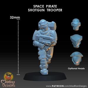 Space Trooper with Shotgun