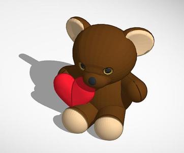 Teddybear with heart