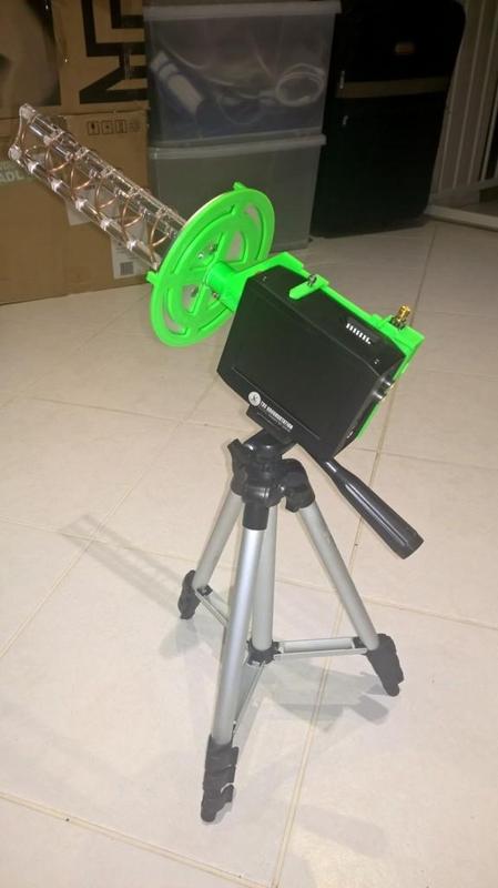 TBS Ground Station Helical Antenna GreenHorn DVR Mount 