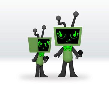 Dandys World Vee STL file 3D Model Character Fanart
