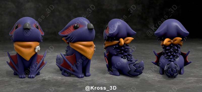 Chibi Nargacuga - Monster Hunter