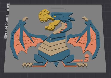 GYPCEROS - ICON PLATE FROM MONSTER HUNTER (MULTI COLOR)