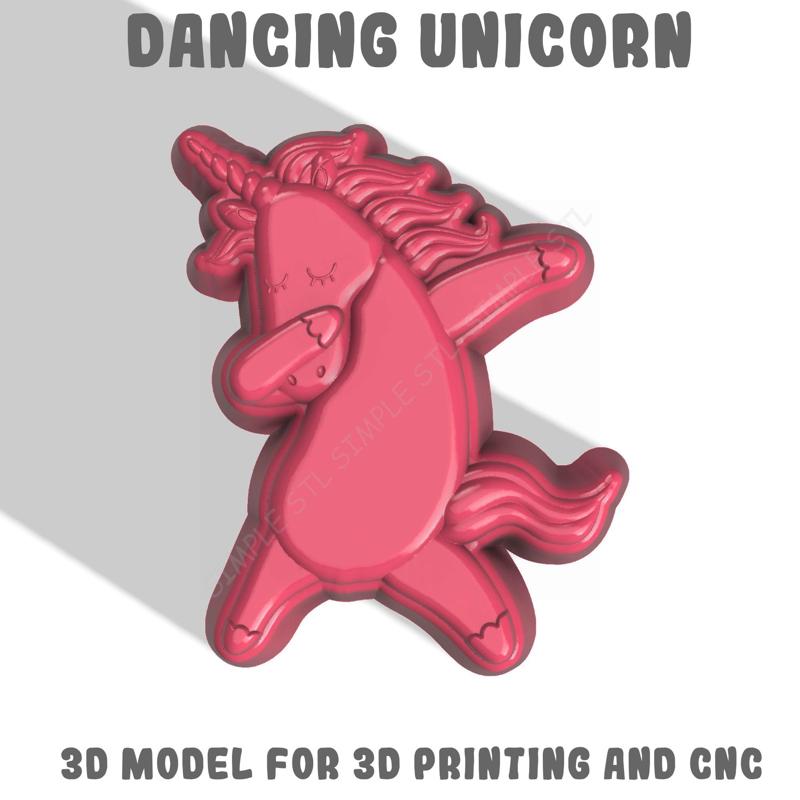 Dancing unicorn Stl File