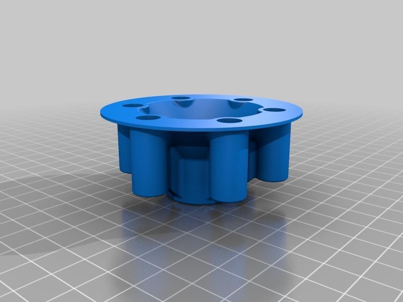 Set of rims for RC cars with wheel hex nut 17mm 