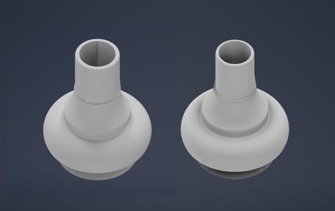 Shower curtain bar (spare part)