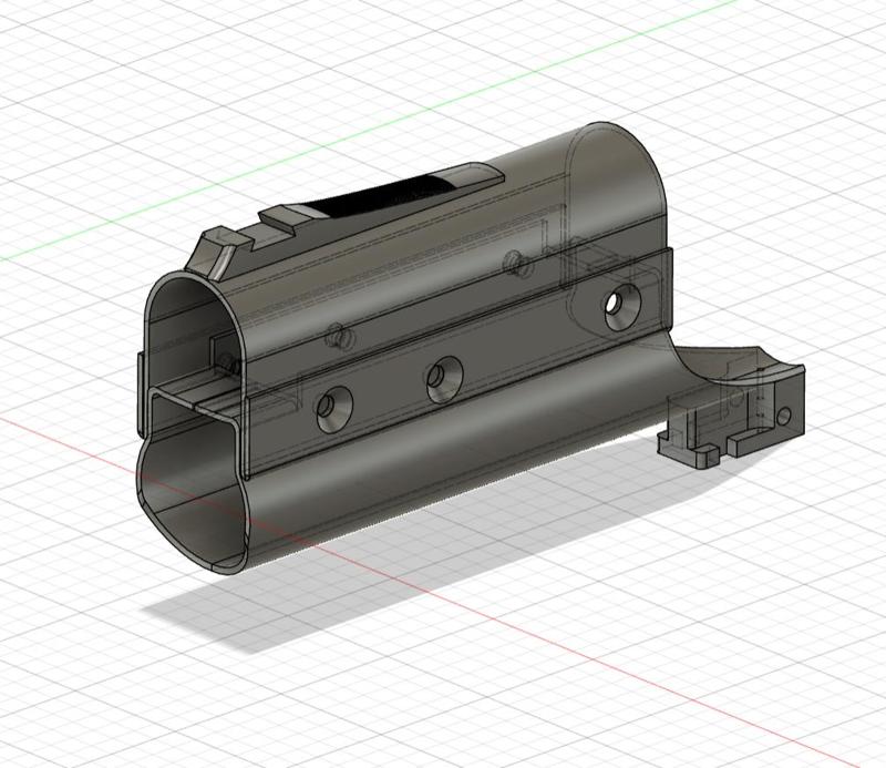Remington M870 bayonet lug (USMC mk1)  for APS CAM870