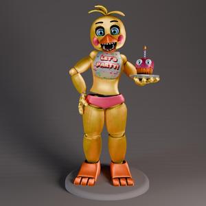 Toy Chica FNAF 2 (Printable)