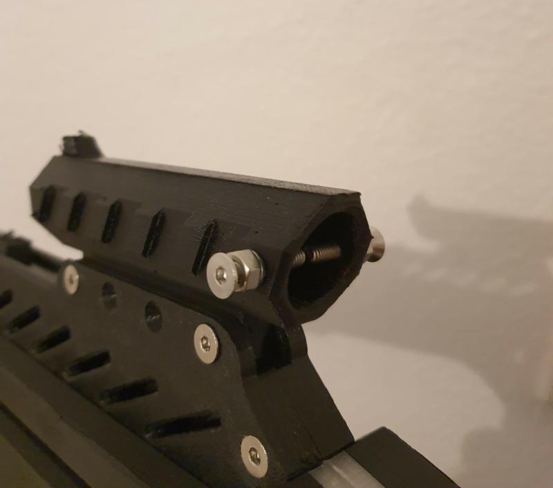 Optimized simple adjustable sights for Slinghammer 3 screws