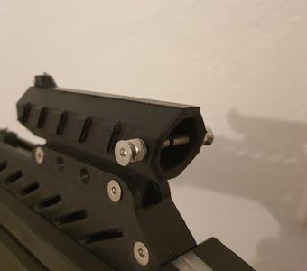 Optimized simple adjustable sights for Slinghammer 3 screws