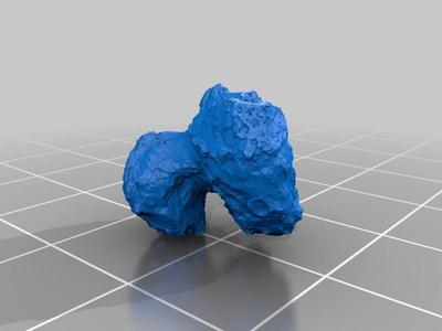 67p / Churyumov-Gerasimenko comet model (from 10 Aug 2015 public model)