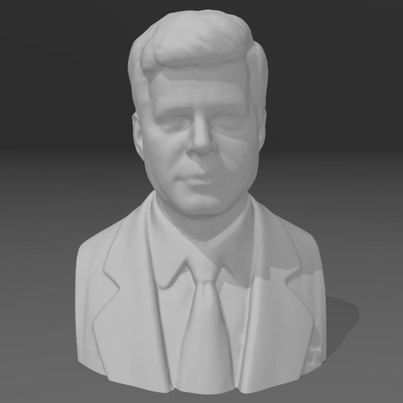 President John F. Kennedy Head Bust