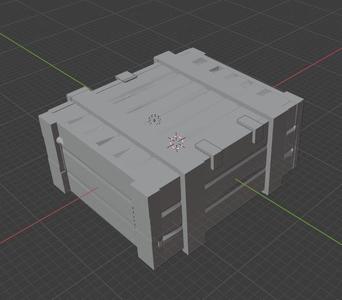 [Tank RC 1/16] US ammo boxes