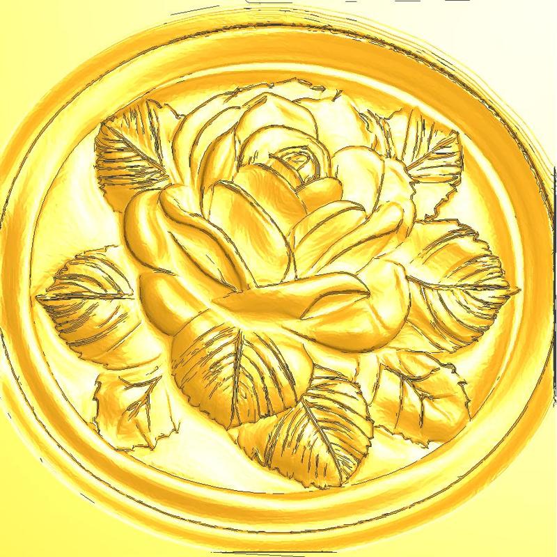 Rose for aluminum embossing