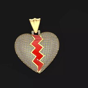 broken heart necklace