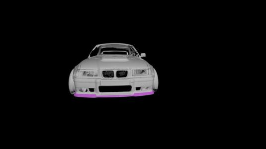 BMW E36 lip front bumper 1/1