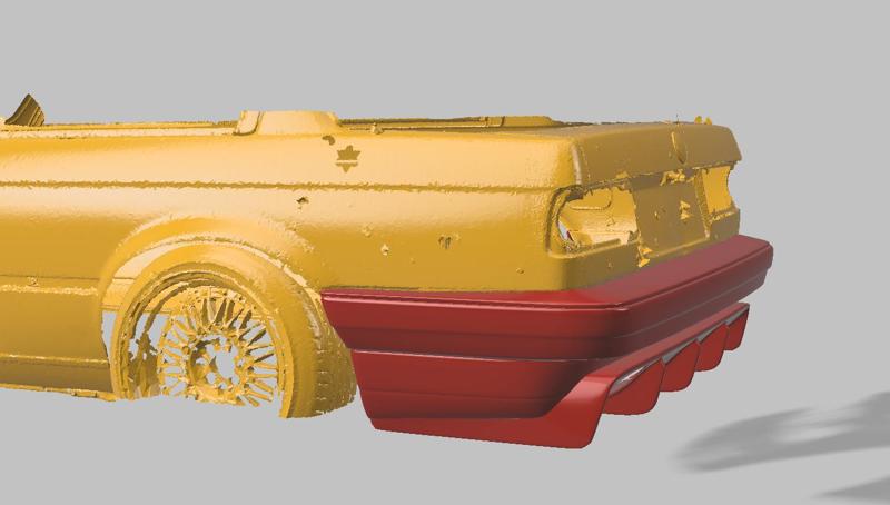 BMW E30 Rear Bumper V1