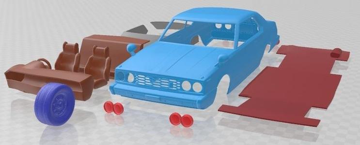 Nissan Skyline C210 GT Coupe 1977 Printable Car