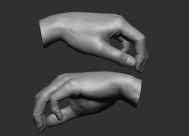 Female hand pose 3