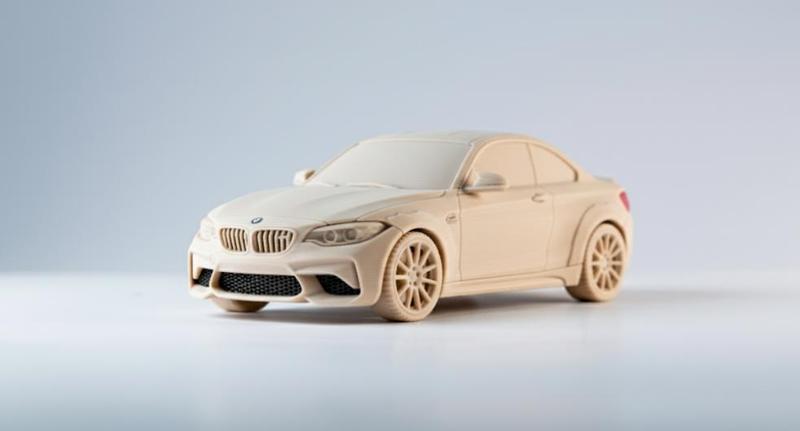 BMW M2 3D Model Scale