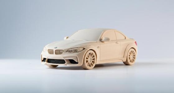 BMW M2 3D Model Scale