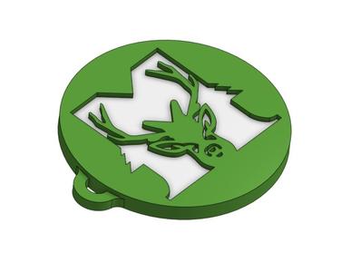 MADRIZ LOGO KEYCHAIN